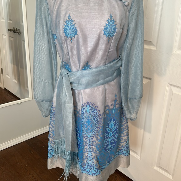 Excellent Condition Vintage Alfred Shaheen Painted Dress - Picture 12 of 17